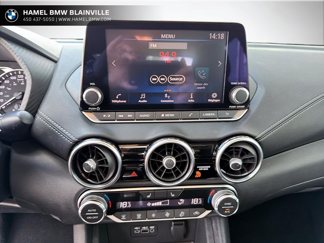 2021 Nissan Sentra SV CVT Black Blainville - photo #13