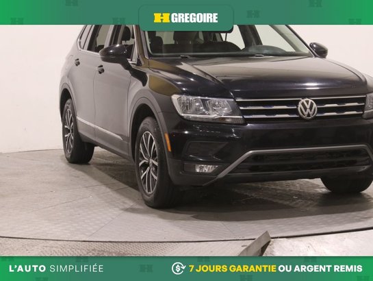 2019 Volkswagen Tiguan Comfortline AWD AUTO A/C CUIR MAGS CAM RECUL BLEUT Black