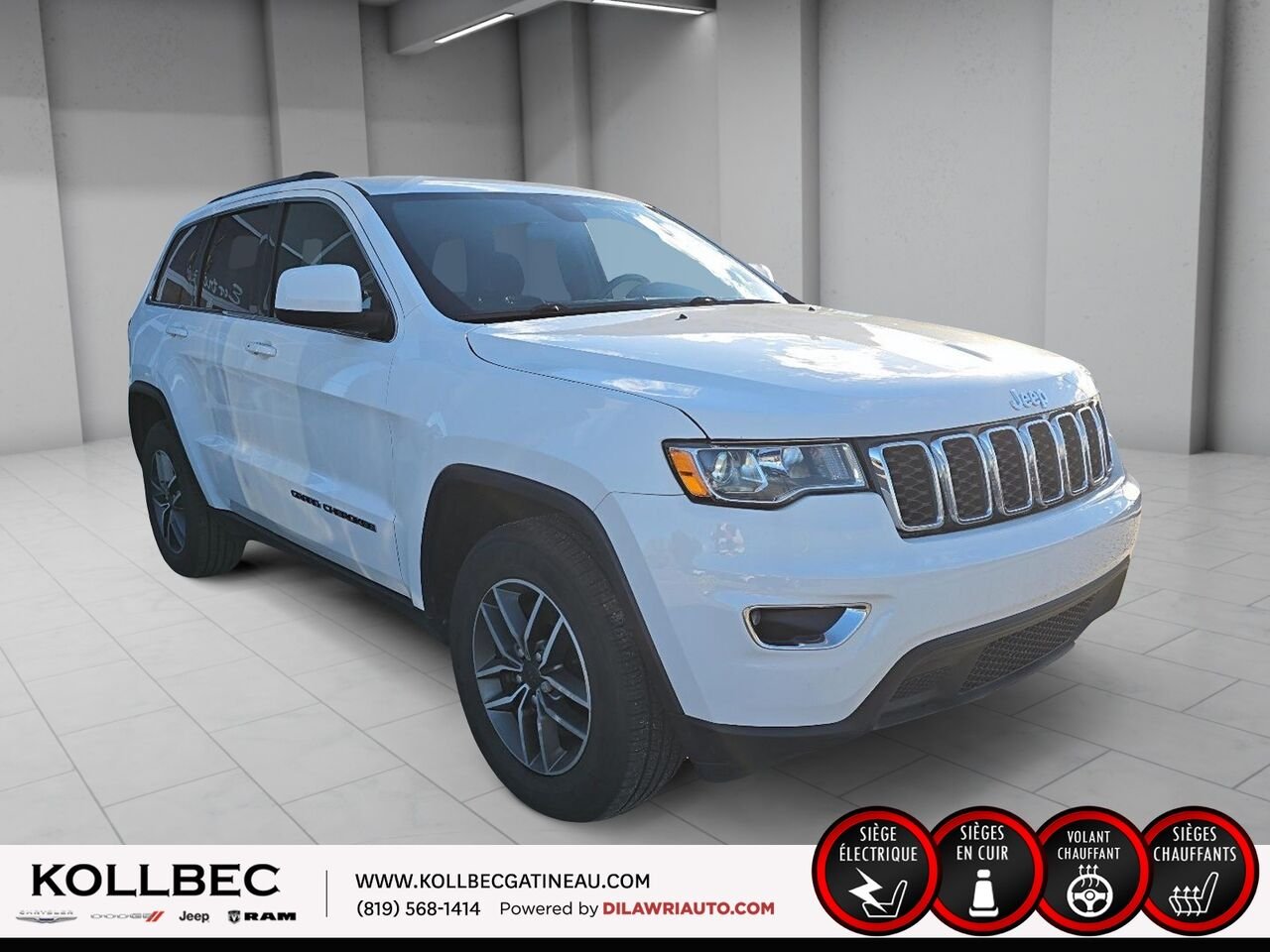 2021 JEEP GRAND CHEROKEE Laredo 4x4 White Ottawa & Gatineau - photo #12