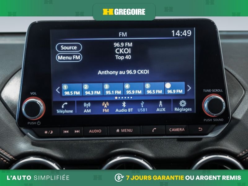 Nissan Sentra 821336 | SR AUTO AC CUIR TOIT MAGS CAM RECULE BLUETOOTH 2023 Bleu Laval - photo #20