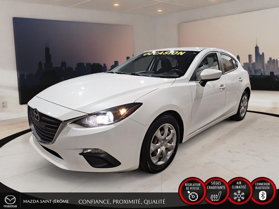 2016 Mazda Mazda3 Sport | GX | A/C | White