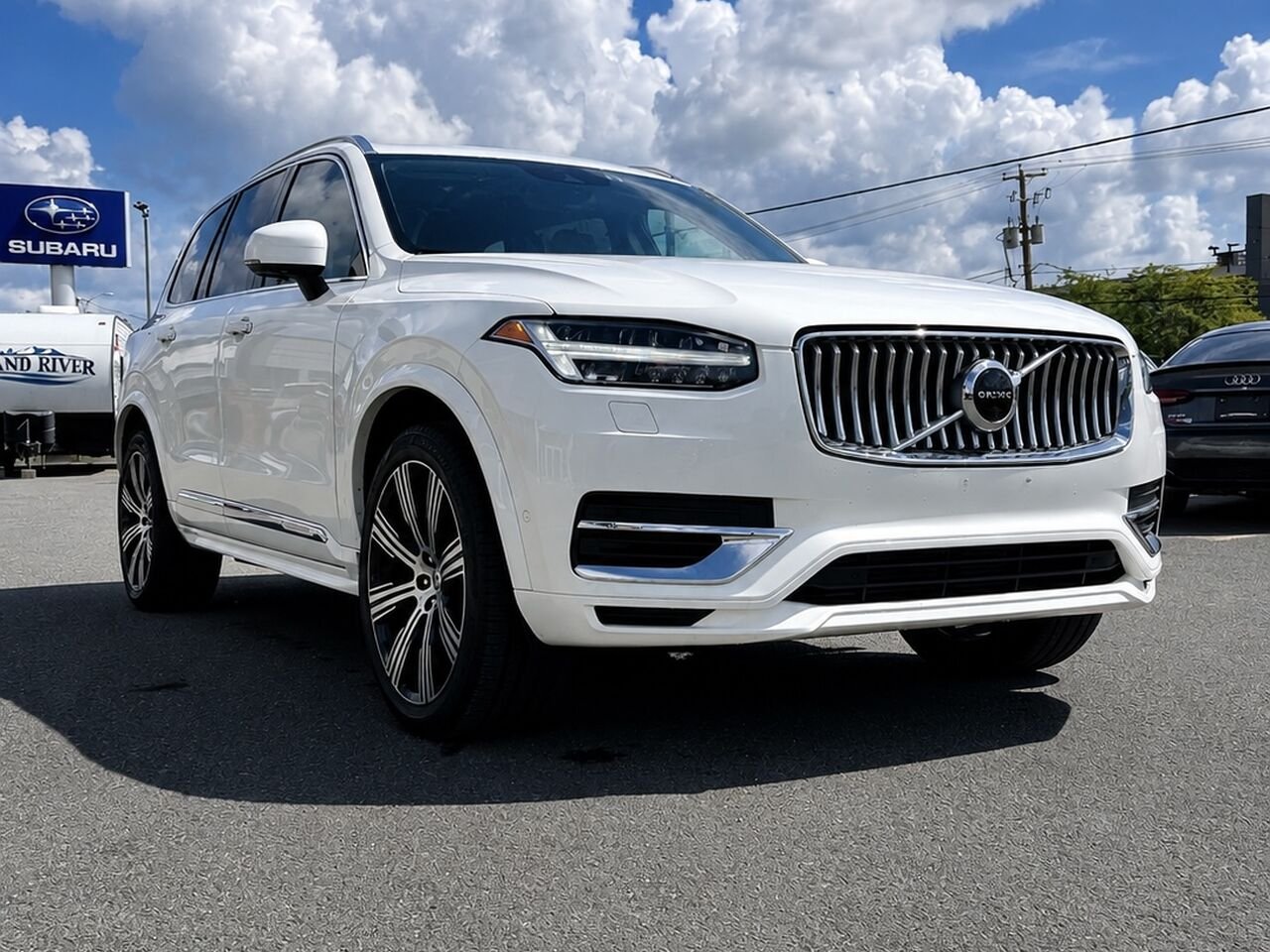 Volvo XC90 Recharge 2022 Blanc Granby - photo #8