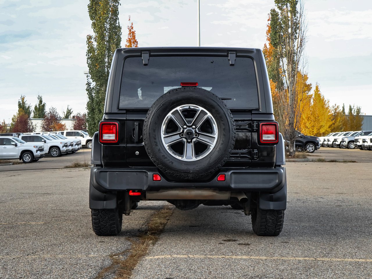 2020 Jeep Wrangler Unlimited Sahara 4x4 Black Sherwood Park - photo #6