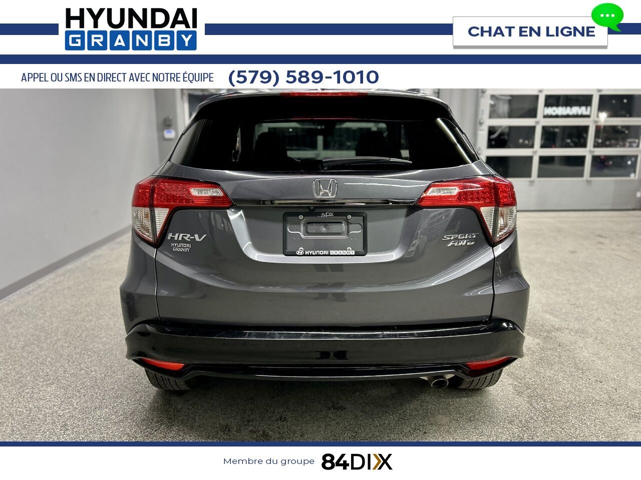 2020 Honda HR-V Grey Granby - photo #4