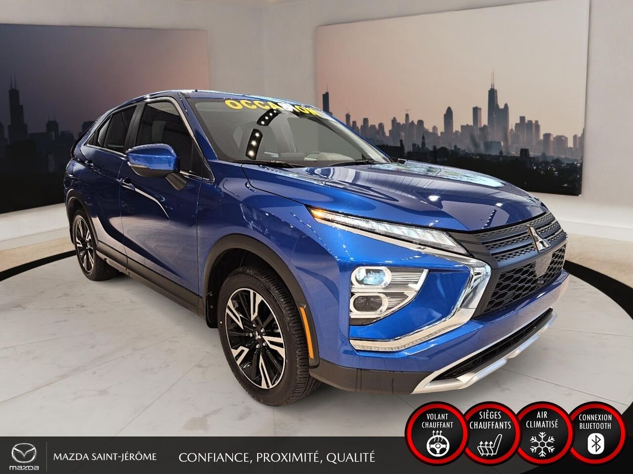 2025 Mitsubishi Eclipse Cross SEL | AWD | MAGS | PUSH START | Blue Saint-Jérôme - photo #3