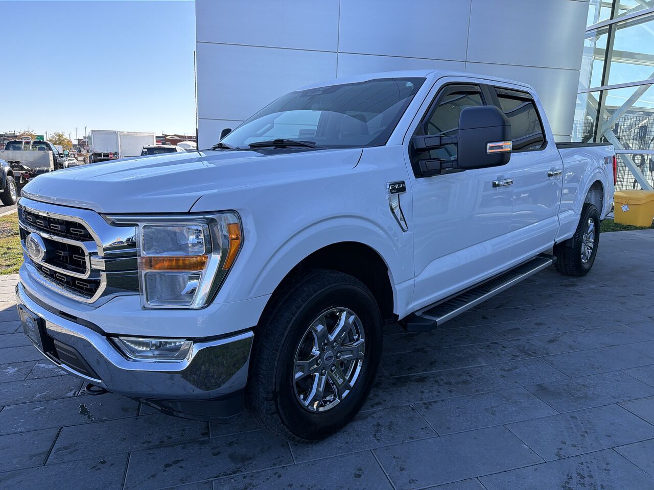 White 2023 Ford F-150 Pickup Truck Four-Wheel Drive Automatic