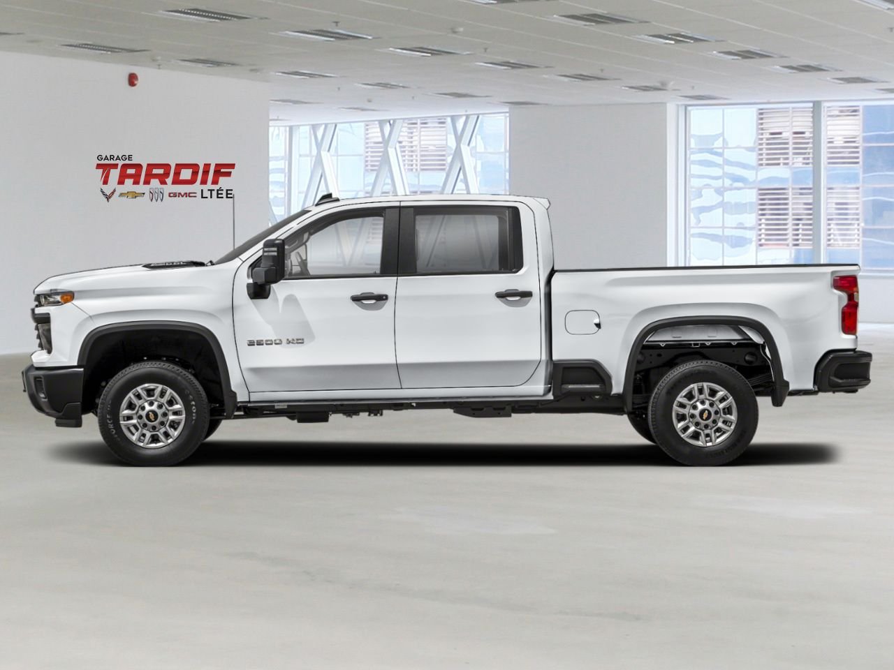 CHEVROLET Silverado 2500HD Custom cabine multiplace 4RM 172 po 2026 Blanc sommet Amos - photo #1