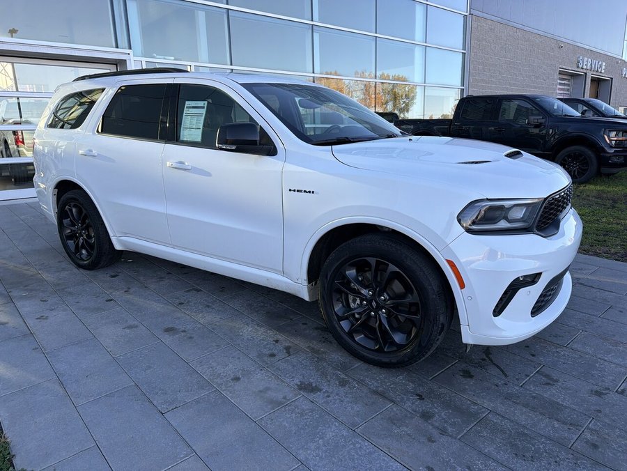 Dodge Durango R/T ** HEMI ** AWD ** BLACKTOP ** 6 PASSAGERS ** CARFAX CLEAN ** 2023 Blanc