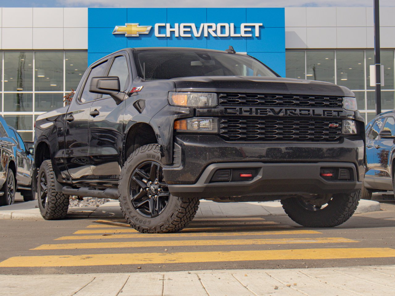 2021 Chevrolet Silverado 1500 4WD Crew Cab 147 Custom Trail Boss Black Sherwood Park - photo #14