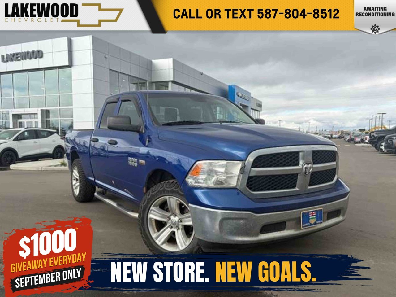 2015 Ram 1500 4WD Quad Cab 140.5 ST Blue Sherwood Park - photo #0