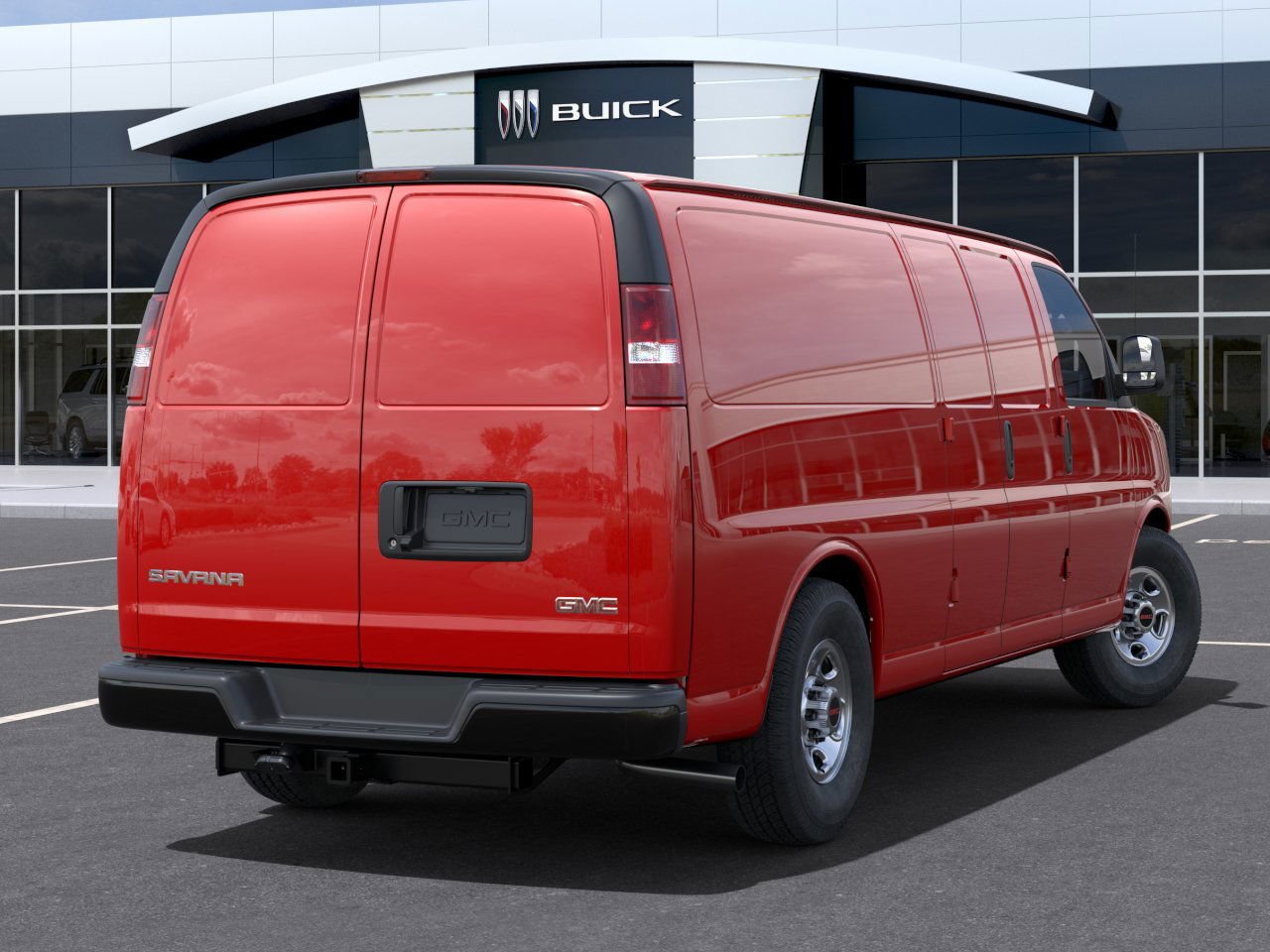 2024 GMC Savana Cargo Van Cardinal Red Saint-Eustache - photo #3