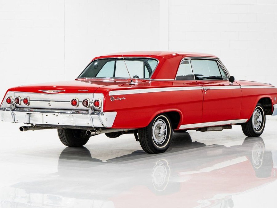Chevrolet Impala 1962 1962 Rouge