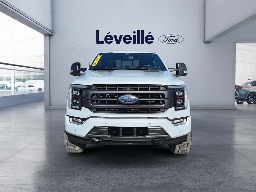 2022 Ford F-150 LARIAT 5.0L ** 502A ** SPORT ** TOIT PANO ** FX4 20P ** PRO POWER 2KW ** B&O ** 6,5 pi 6,5 pi White