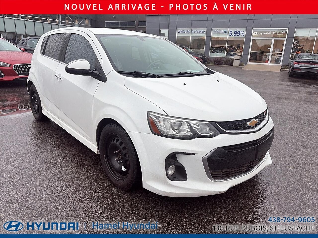 2017 Chevrolet Sonic White Saint-Eustache - photo #1