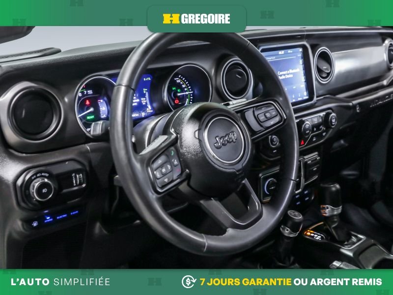 Jeep Wrangler 822541B | Willys 4xe AUTO AC NAV MAGS CAM RECULE BLUETOOTH 2023 Gris Laval - photo #11