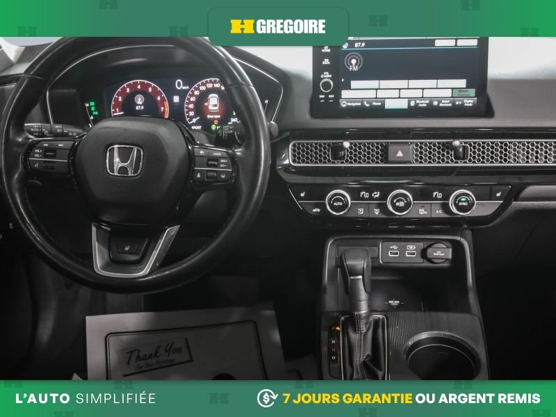 Honda Civic 821107 | Touring AUTO A/C MAGS CUIR TOIT NAV CAM RECUL BLUE 2024 Noir Laval - photo #25