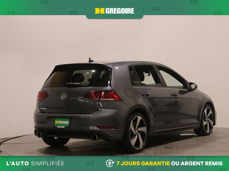 Volkswagen Golf GTI 822417 | Autobahn AUTO AC CUIR TOIT NAV CAM RECUL BLEUTOOTH 2019 Gris Laval - photo #8