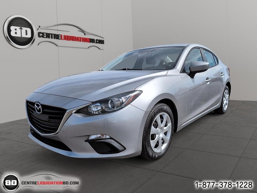 Mazda Mazda3 Berline 4 portes, boîte manuelle, GX 2016 Argent