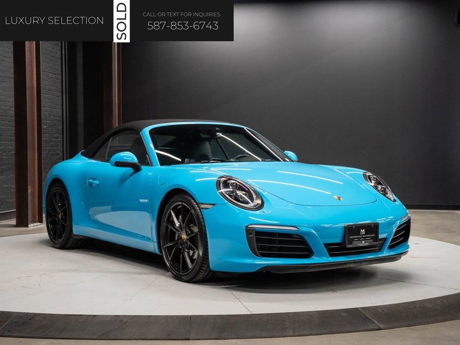2017 Porsche 911 2017 Blue