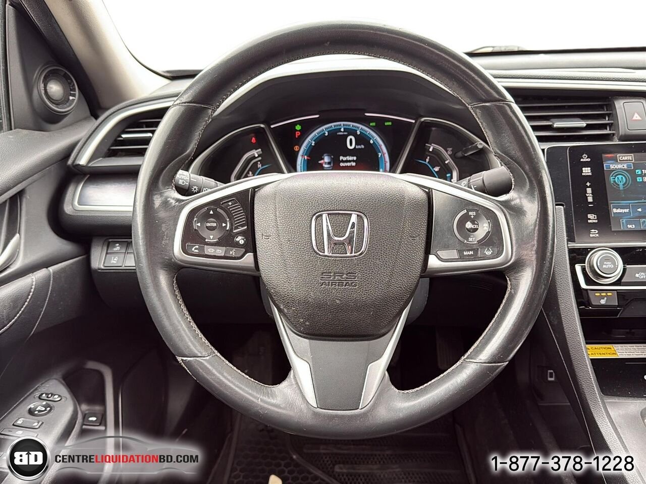 2017 HONDA CIVIC BERLINE TOURING AUTOMATIQUE | BD0383 Black Granby - photo #18