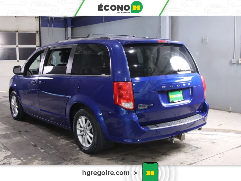 Dodge GR Caravan 821959 | SXT PREMIUM PLUS A/C CUIR ELECT MAGS 2018 Bleu Laval - photo #4