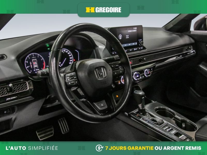 Honda Civic 730223 | Sport AUTO A/C TOIT GR ELECT MAGS CAM RECUL BLUETO 2025 Gris Laval - photo #11