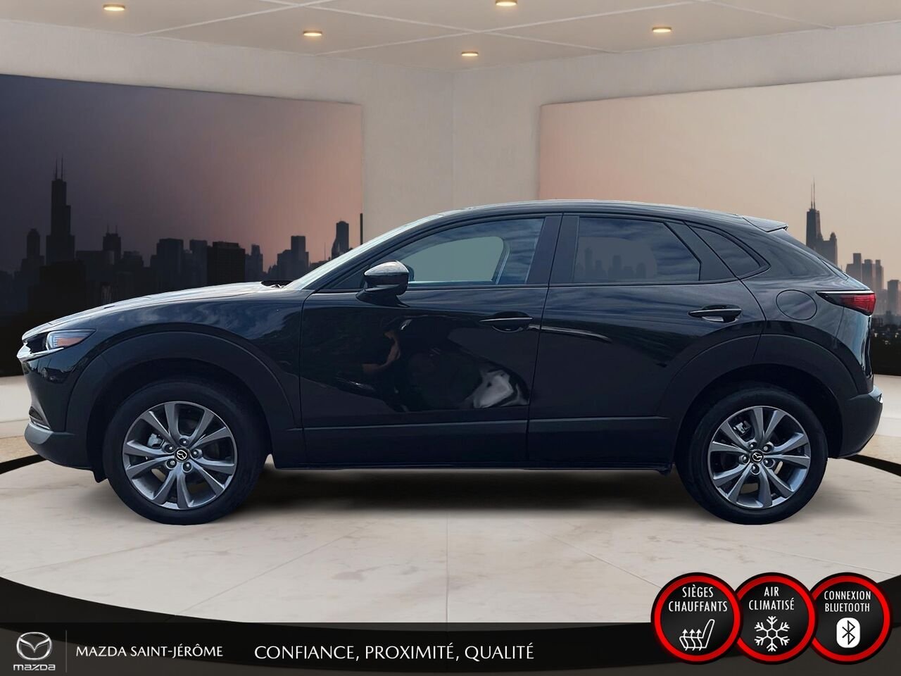 2026 Mazda CX-30 GT | TOIT OUVRANT | CUIR | AWD | Black Saint-Jérôme - photo #10
