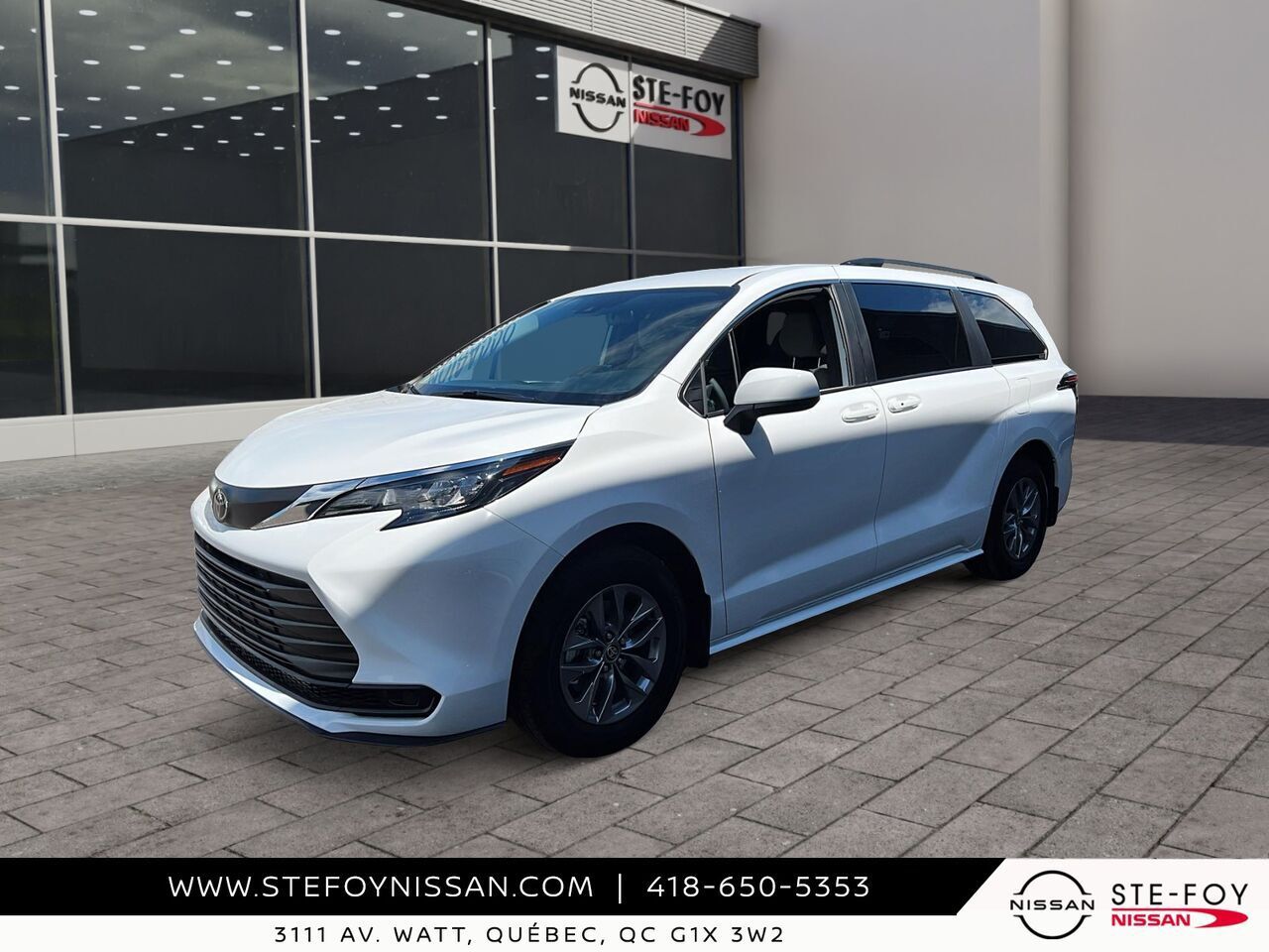 White 2026 Toyota Sienna Minivan All-Wheel Drive Automatic