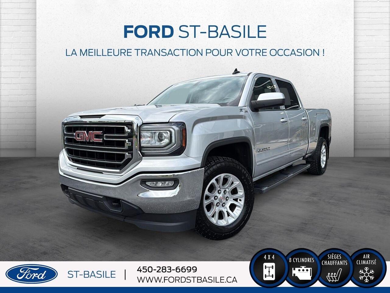 GMC Sierra 1500 2018 Gris Saint-Basile-le-Grand - photo #0