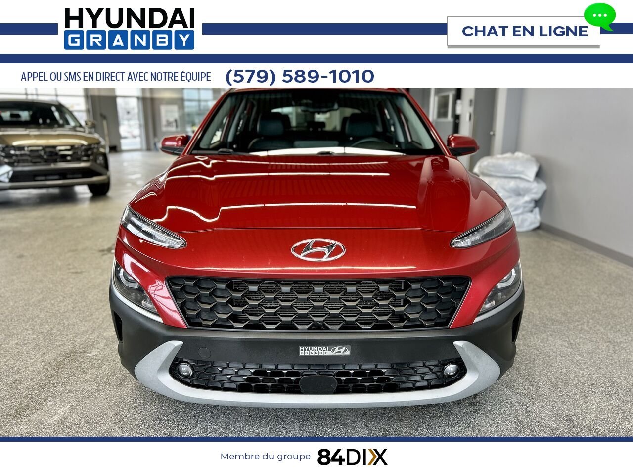 2022 Hyundai Kona Red Granby - photo #2