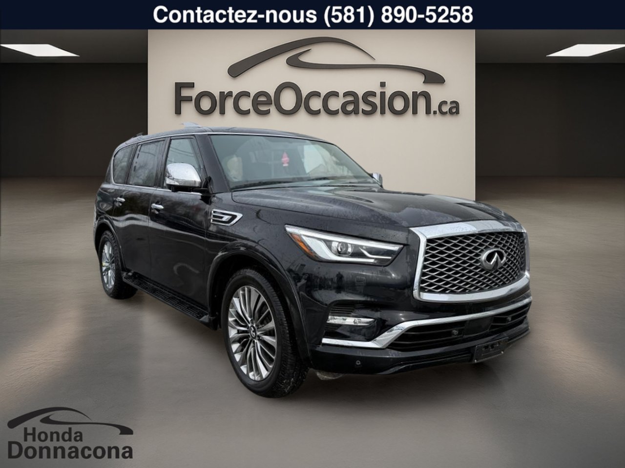 Infiniti QX80 2021 Noir  - photo #3