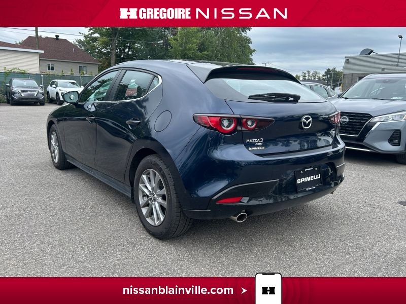 Mazda 3 BE6367 | GS AWD CUIR TOIT OUVRANT BAS KM 2025 Bleu Laval - photo #12