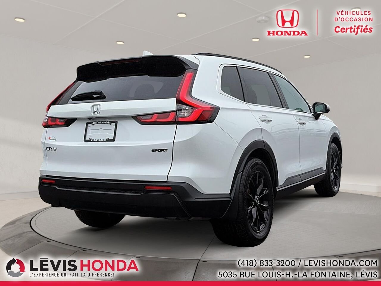 2023 Honda CR-V Sport AWD Sport Traction Intégrale White Lévis - photo #9