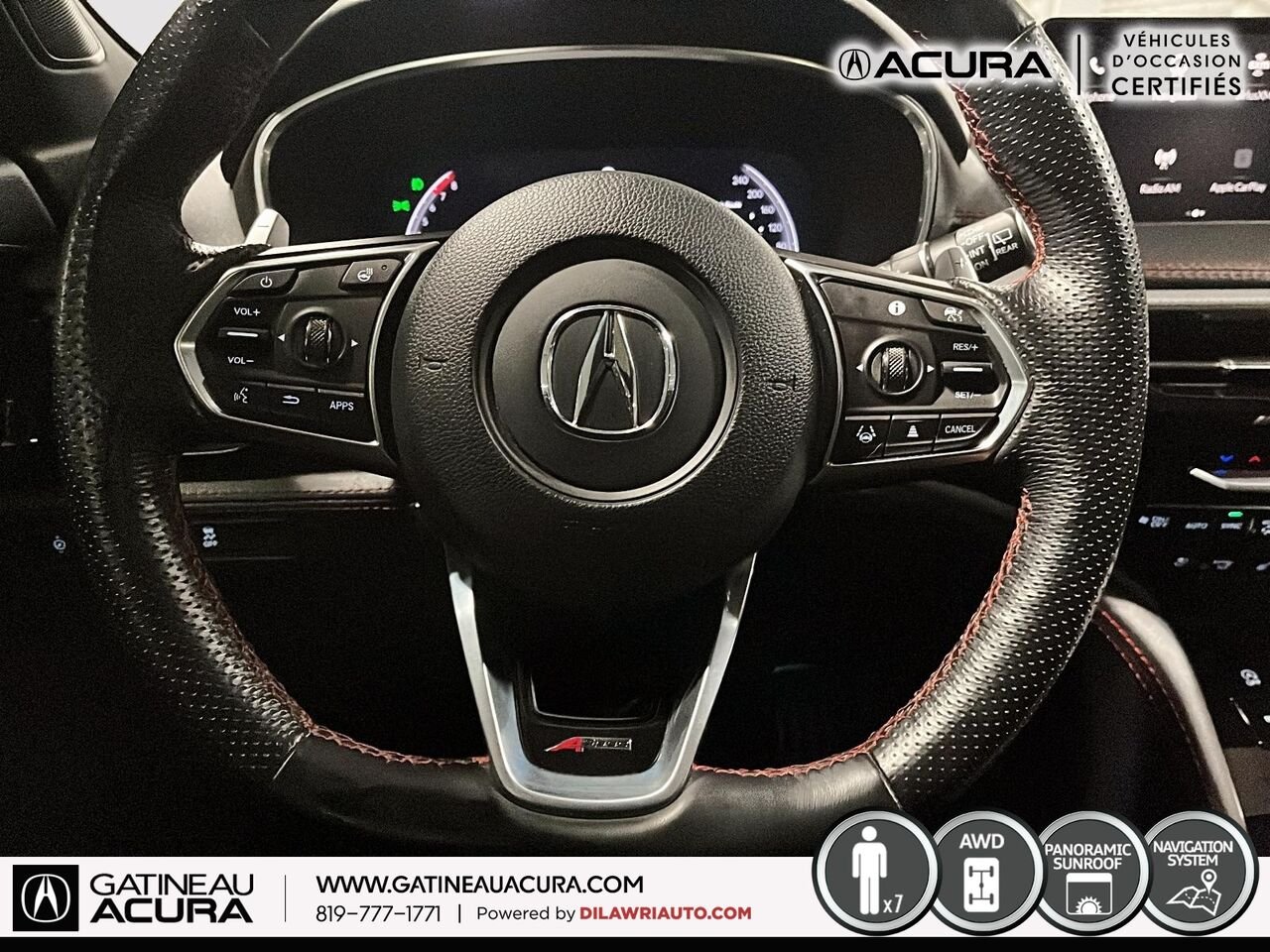 2023 Acura MDX A-Spec SH-AWD Grey Gatineau - photo #9