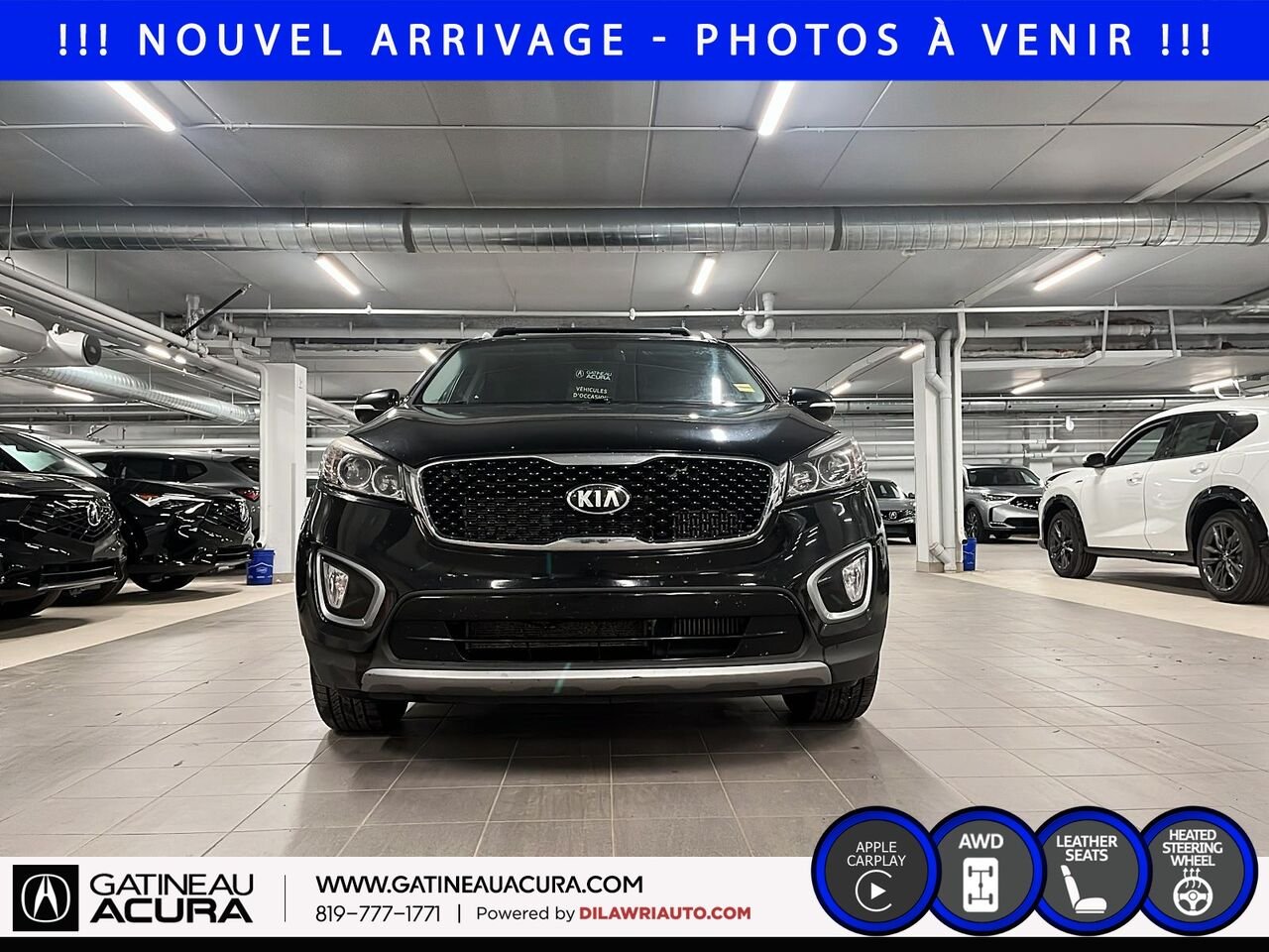 2018 Kia Sorento EX Turbo AWD Black Gatineau - photo #1