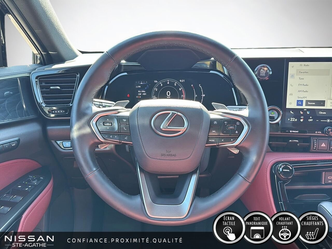 Lexus NX 350 | INTÉRIEUR ROUGE NULUXE | TOIT OUVRANT | AWD 2025 Noir Saint-Jérôme - photo #10