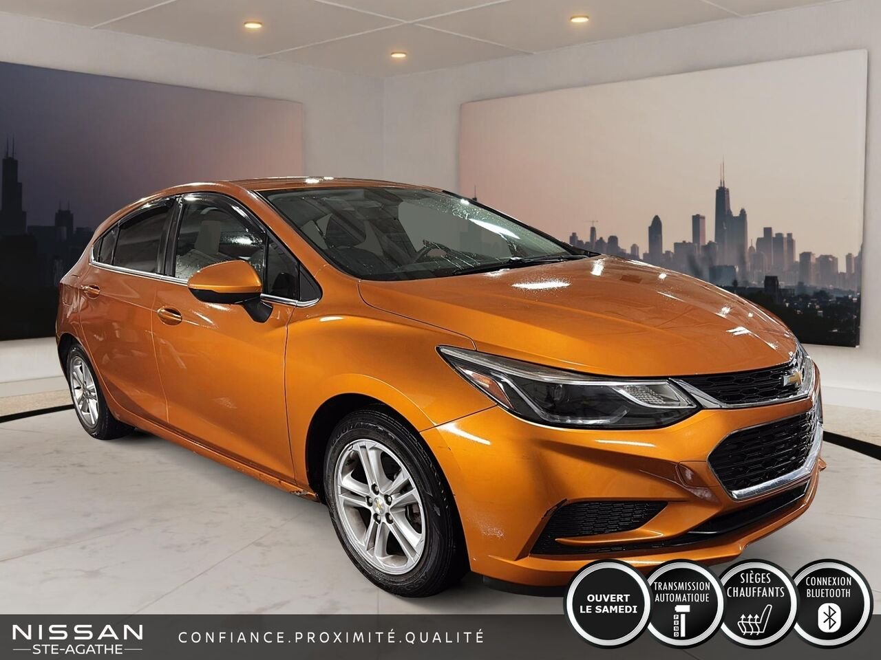 2017 Chevrolet Cruze Orange Sainte-Agathe-des-Monts - photo #2