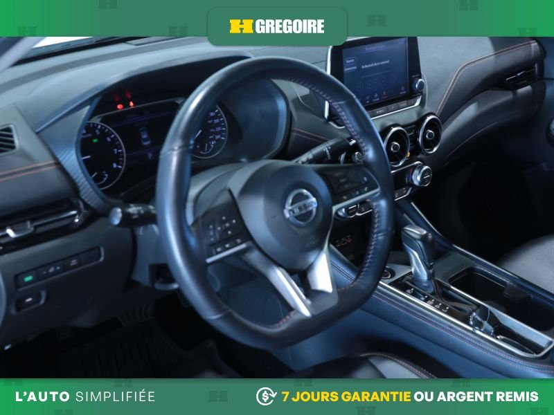 Nissan Sentra 822807 | SR AUTO A/C CUIR TOIT GR ELECT MAGS CAM RECUL BLUE 2021 Blanc Laval - photo #11
