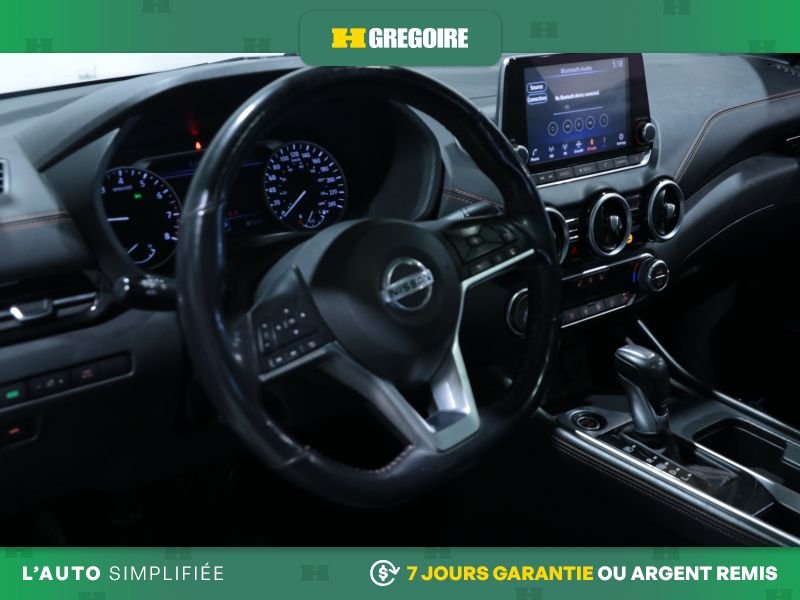 Nissan Sentra 823121 | SR AUTO A/C CUIR TOIT GR ELECT MAGS CAM RECUL VLUE 2021 Gris Laval - photo #11