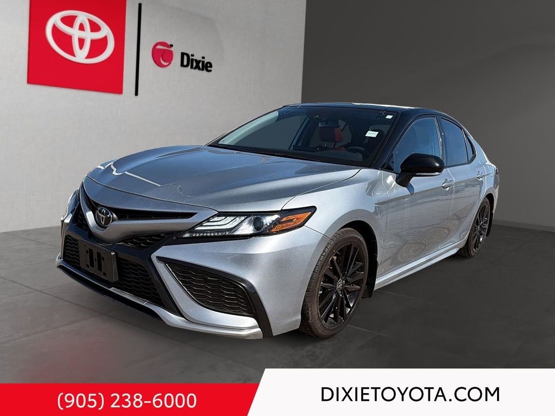 2023 Toyota Camry Power Sunroof, Leather Interior, Heated Seats, Alloy Wheels, Heated Steering Wheel, Bluetooth Celestial Silver Metallic With Black Roof Mississauga - photo #0