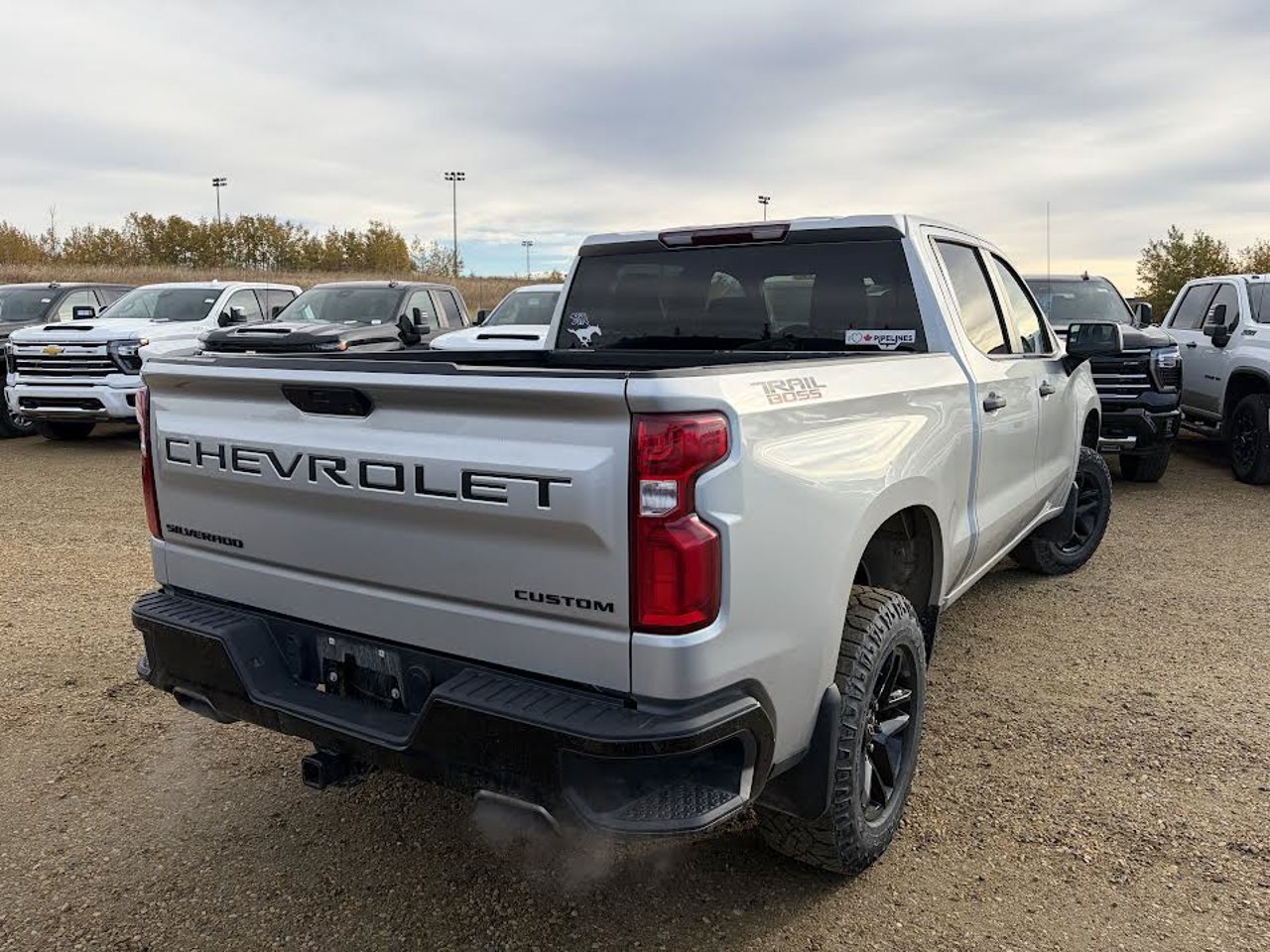 2021 Chevrolet Silverado 1500 4WD Crew Cab 147 Custom Trail Boss Grey Sherwood Park - photo #4