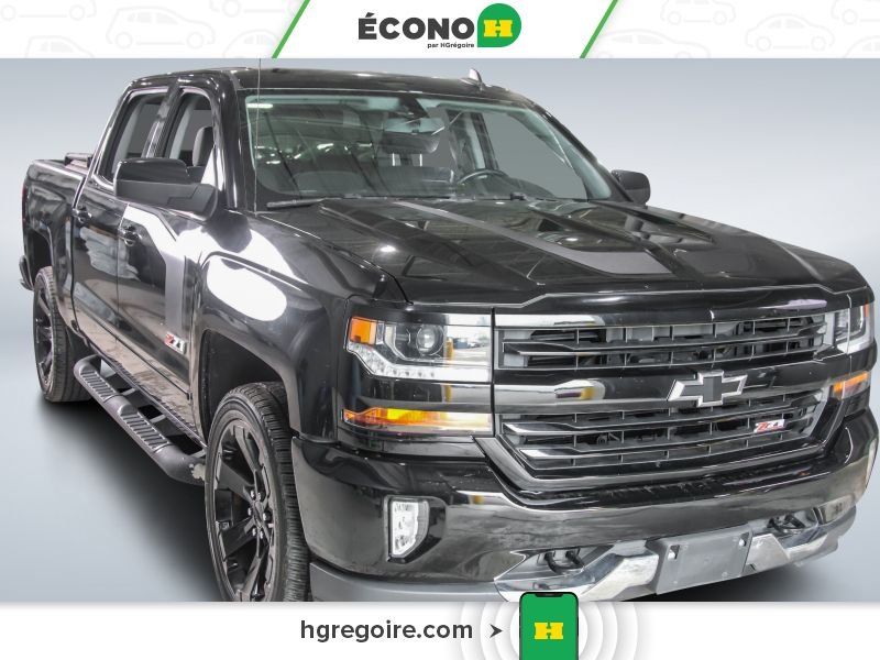 Chevrolet Silverado 1500 LT 4X4 GR ÉLEC A/C BLUETOOTH CAMÉRA MAGS 2018 Noir
