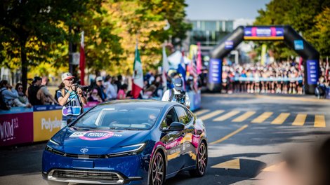 Boulevard Toyota au Marathon Beneva de Québec: ensemble sur la ligne de départ