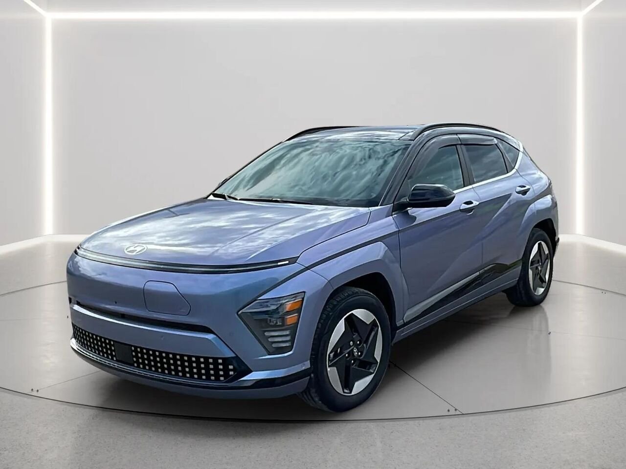 Hyundai Kona électrique Preferred TA avec ensemble Ultimate deux tons 2025 Bleu Gatineau - photo #0