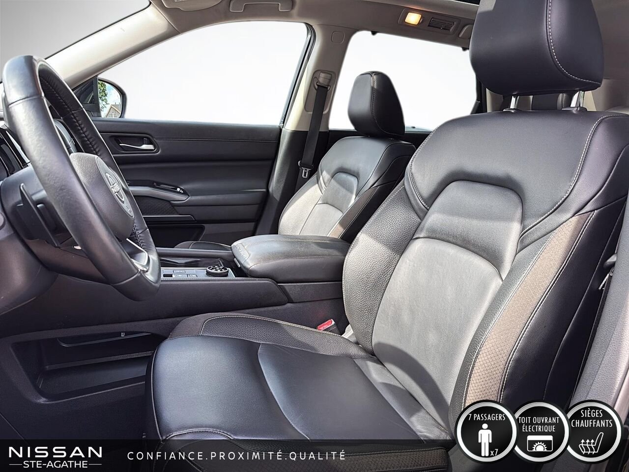 Nissan Pathfinder SL TI | CUIR | TOIT OUVRANT | NAVIGATION | ATTELAGE 6 000 LB 2024 Noir Saint-Jérôme - photo #8