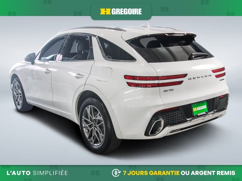 Genesis GV70 821776 | 2.5T Advanced Plus AWD AUTO A/C MAGS CUIR TOIT NAV 2023 Blanc Laval - photo #4
