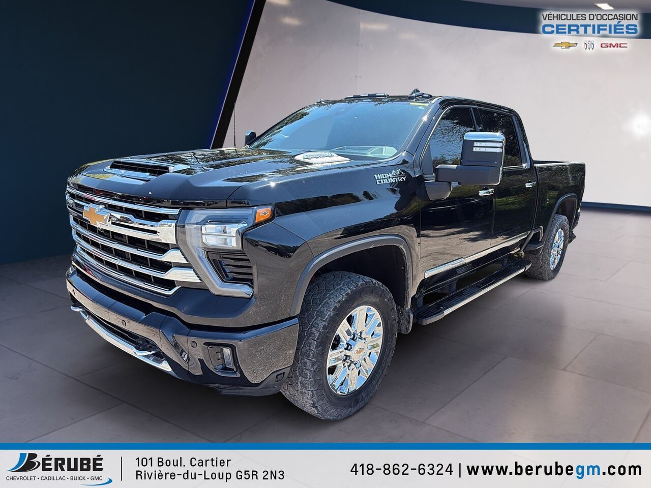 Black 2024 Chevrolet Silverado 2500HD Pickup Truck Four-Wheel Drive Automatic