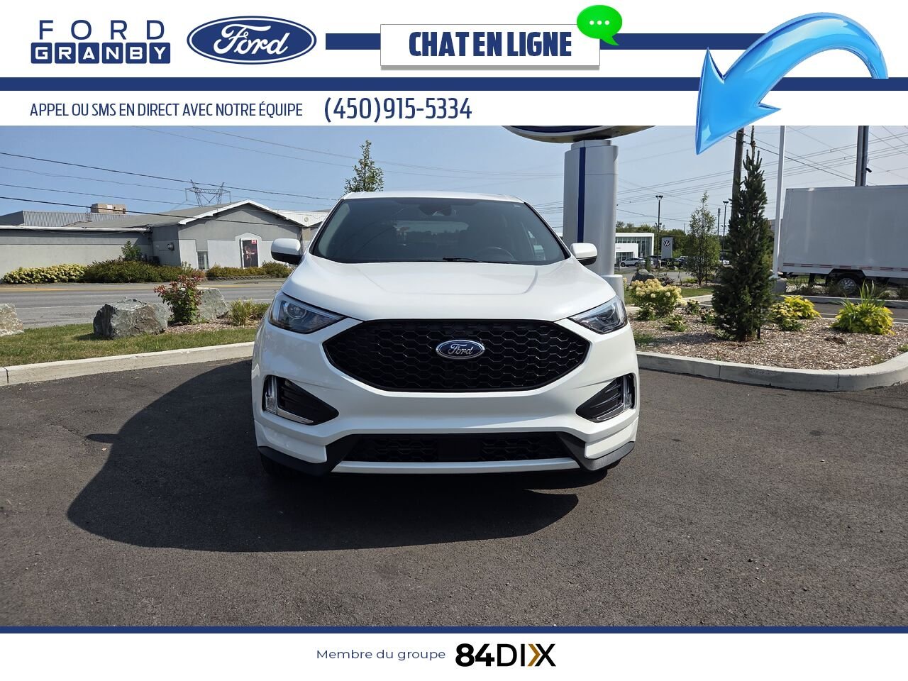 Ford Edge 2024 Blanc Granby - photo #1