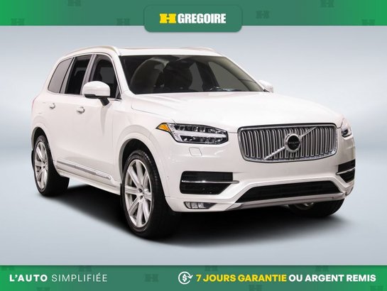 2019 Volvo XC90 Inscription AUTO A/C CUIR TOIT NAV CAM RECUL BLEUT White