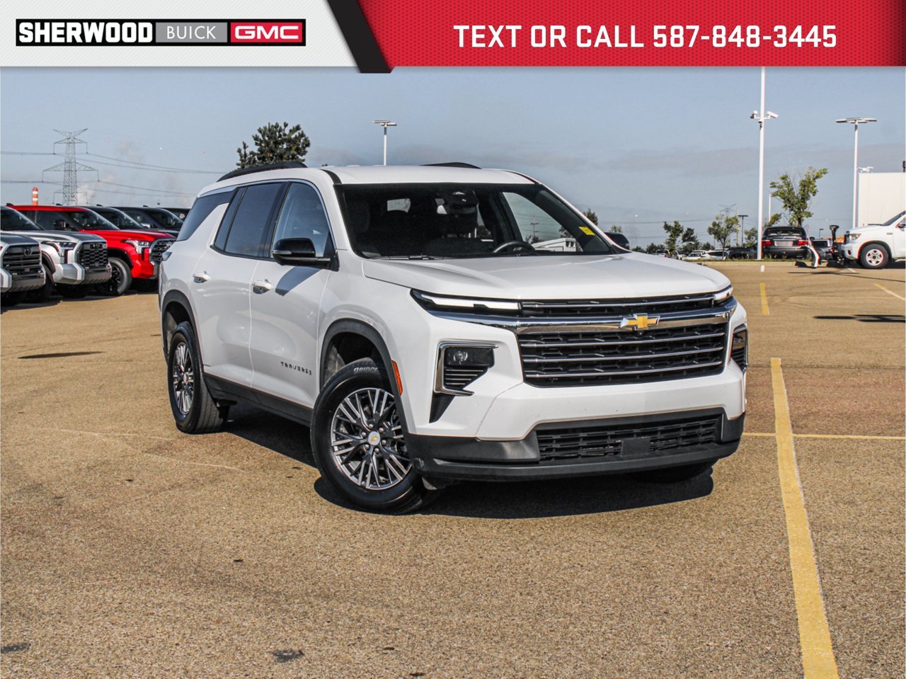 2025 Chevrolet Traverse AWD 4dr LT White Sherwood Park - photo #0